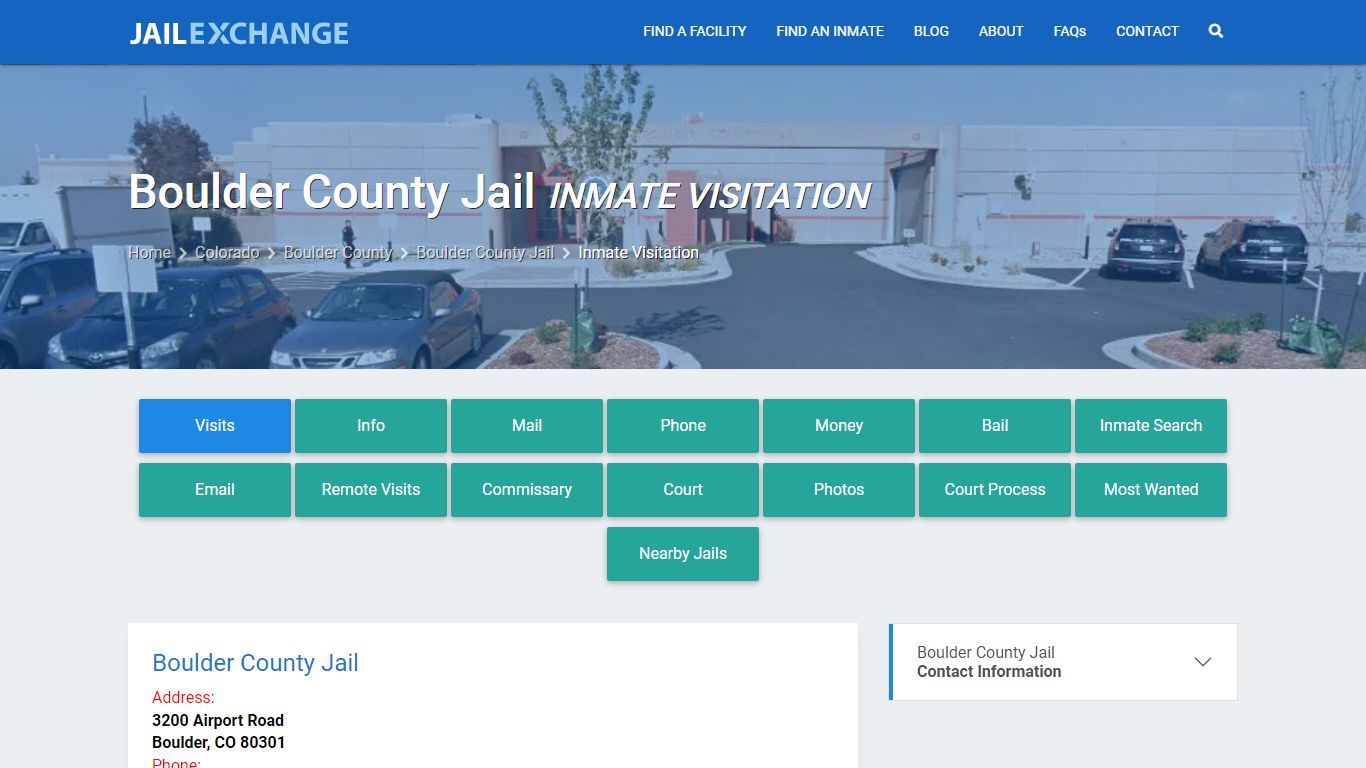 Inmate Visitation - Boulder County Jail, CO - Jail Exchange